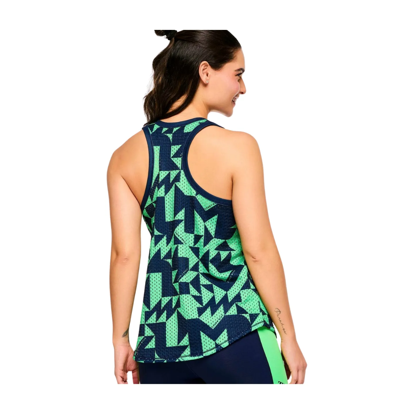 Zumba Out Loud Basketball Tank With Curved Hem